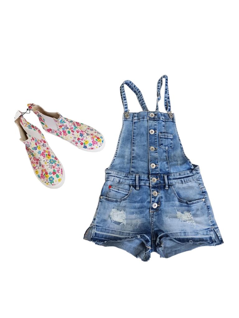 Geweldige COOLCAT tuinbroek / short in maat 146-152., Kinderen en Baby's, Kinderkleding | Maat 146, Broek, Coolcat, Zo goed als nieuw