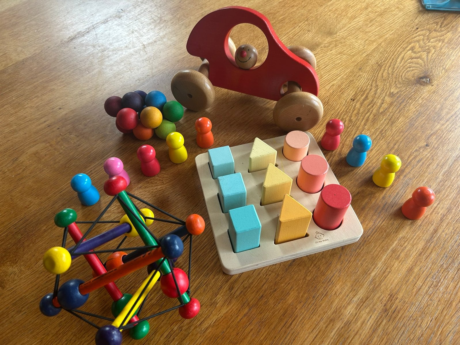 Baby en peuter speeltjes, Kinderen en Baby's, Speelgoed | Houten speelgoed, Ophalen, Zo goed als nieuw