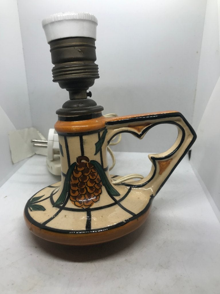 keramiek aardewerk porselein lampvoet art deco frans, Antiek en Kunst, Antiek | Keramiek en Aardewerk, Ophalen of Verzenden