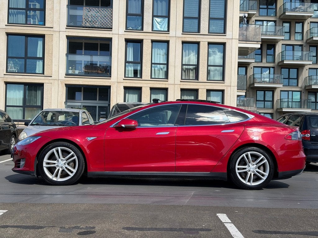 Tesla Model S 85D Base Pano Autopilot Camera PDC LMV Leer St, Auto's, Tesla, 390 km, Gebruikt, Zwart, Model S