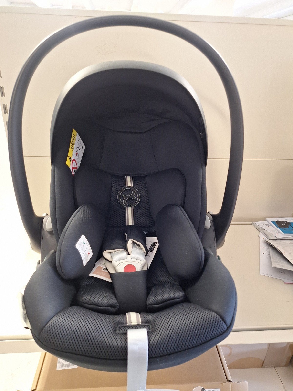 Cybex Cloud G i-size plus autostoeltje Black, Autogordel of Isofix, Zo goed als nieuw, 0 t/m 13 kg, Ophalen