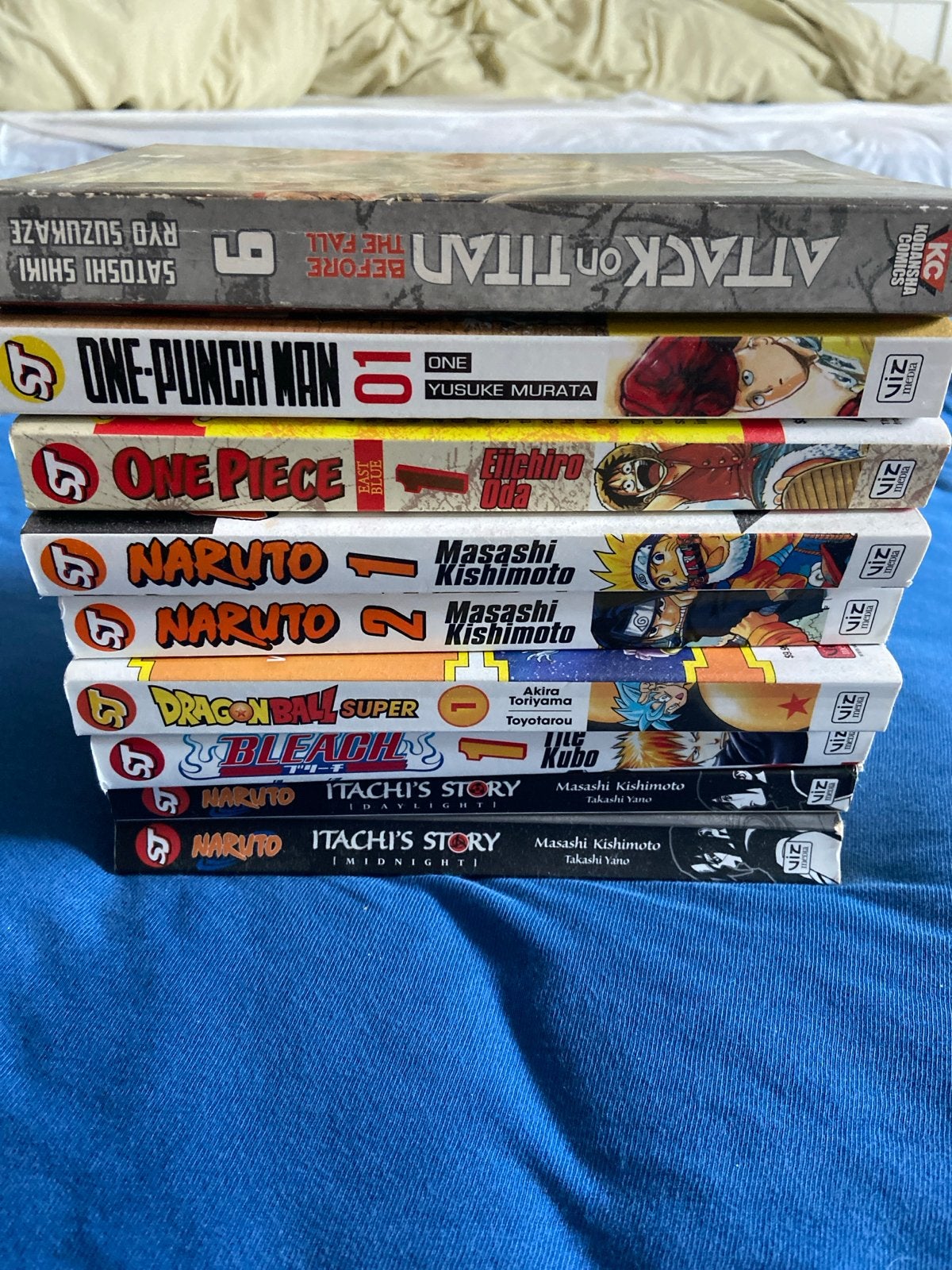 Manga collectie: One Piece, Naruto, Attack on Titan, Bleach, Boeken, Meerdere stripboeken, Ophalen of Verzenden, Gelezen