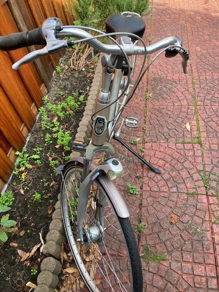 zilvergrijze Gazelle Orange stadsfiets, 56 cm of meer, Ophalen, Gebruikt, Overige merken