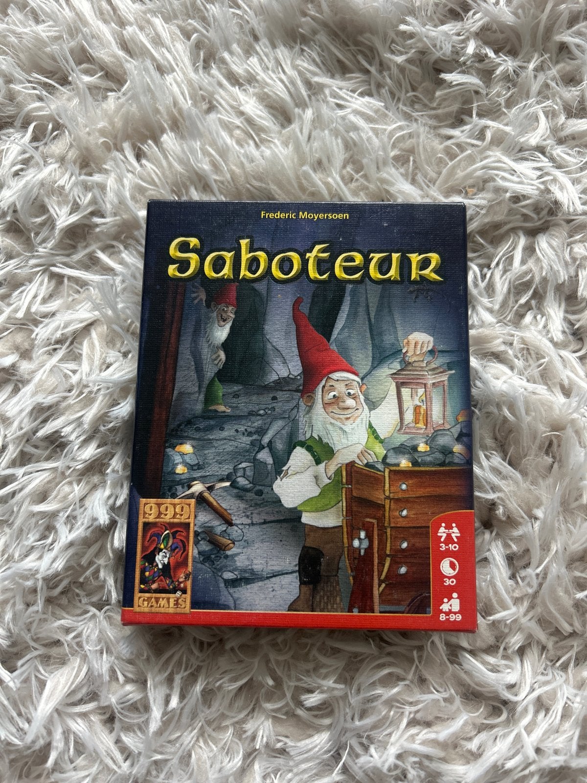 Saboteur kaartspel - Strategisch en leuk voor iedereen!, Drie of vier spelers, Ophalen of Verzenden, Zo goed als nieuw