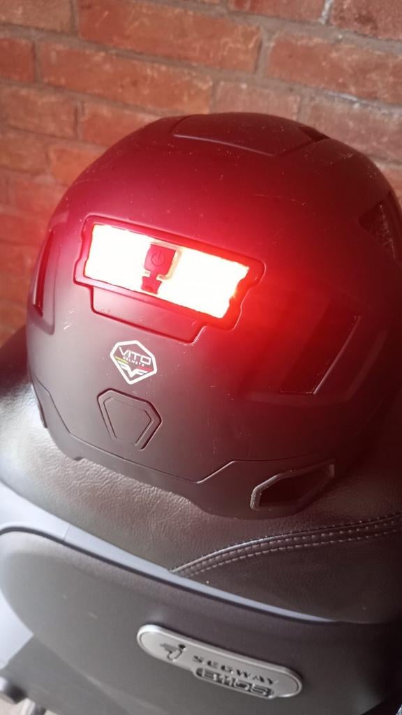 VTP Helm met LED-verlichting - Zo goed als nieuw, Ophalen, Overige maten, Zo goed als nieuw, VTP