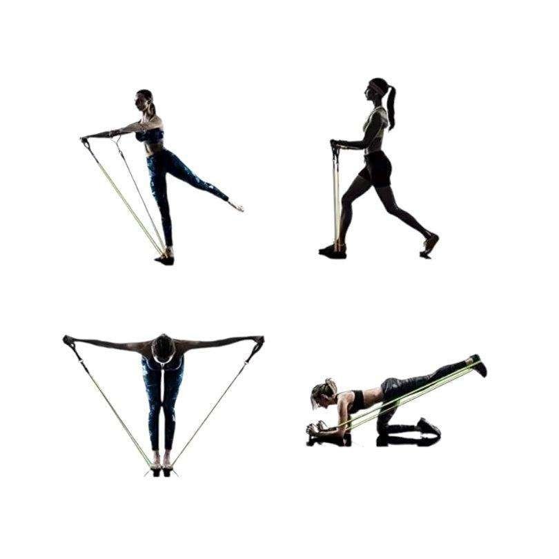 Weerstandsbanden set met accessoires starterset beginners, Sport en Fitness, Weerstandband, Sports and Outdoors, Benen, Info@sportsandoutdoors.eu