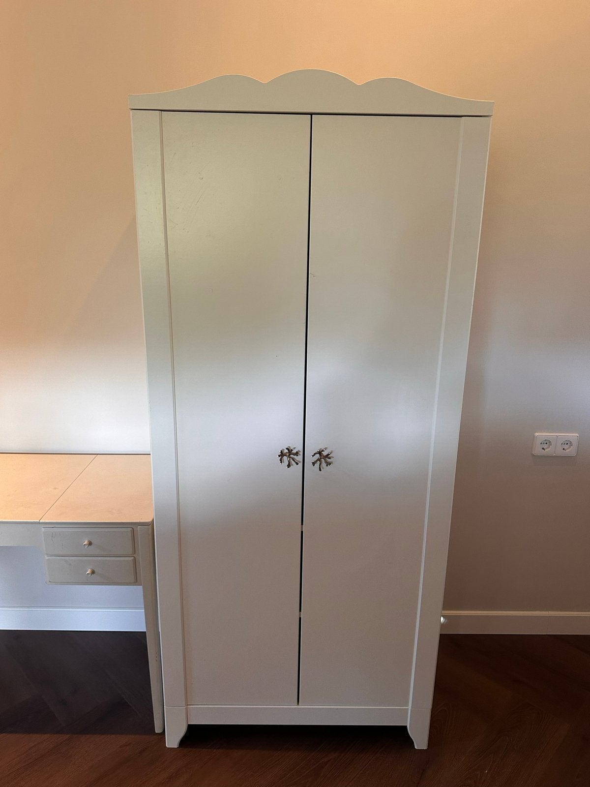 IKEA Hensvik Kinderkast - Wit - 75x50x169 cm, Ophalen, Gebruikt, Kast, 105 cm of meer
