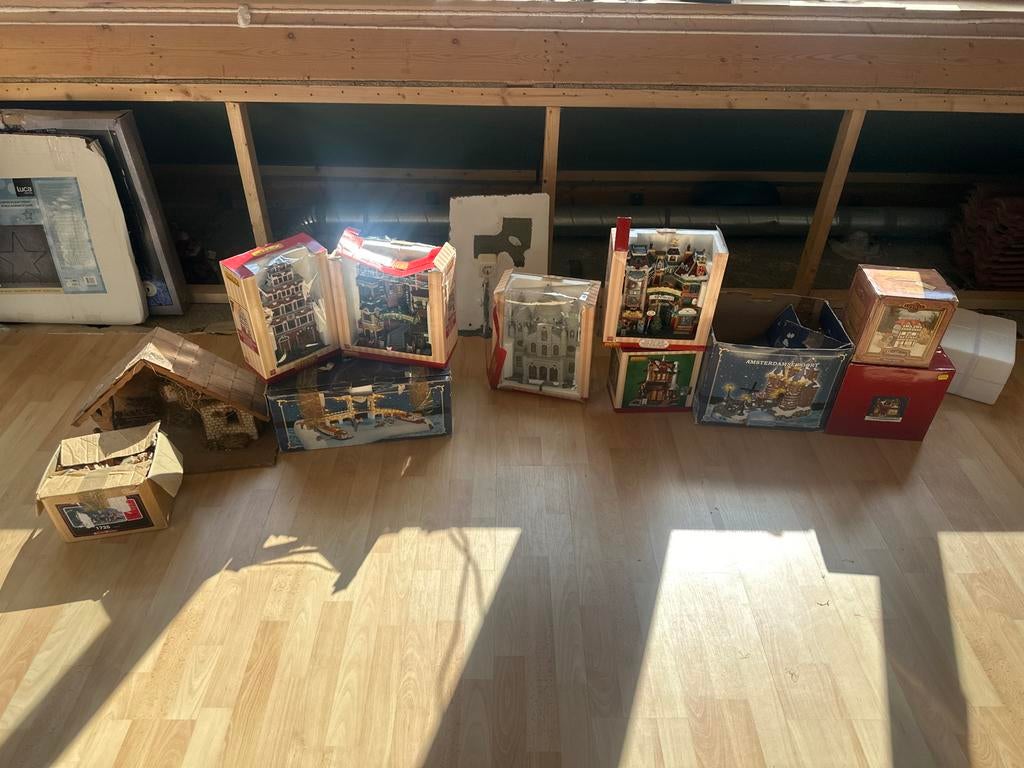 Diverse kersthuisjes, Diversen, Kerst, Ophalen of Verzenden, Gebruikt