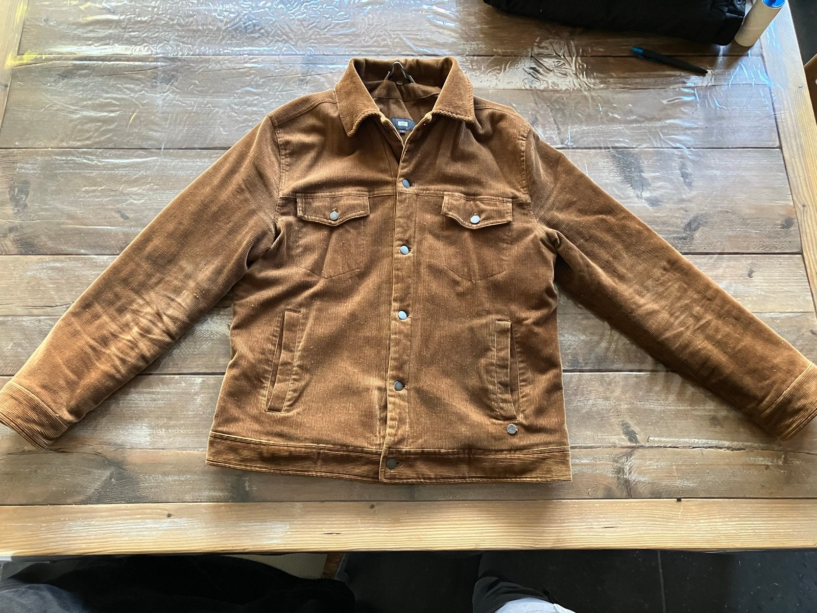 WE Fashion Corduroy Jas Maat M - Opbrengst naar Woord en Daa, Ophalen of Verzenden, Gedragen, Maat 48/50 (M), Bruin