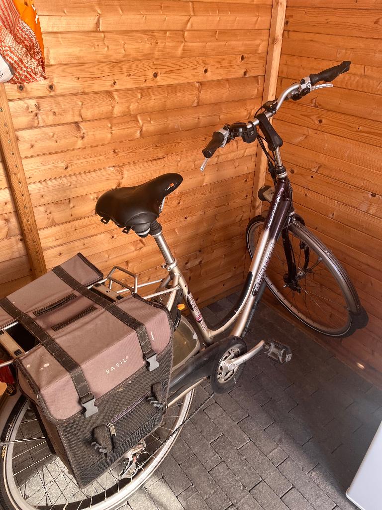 Multicycle fiets met fietstassen framemaat 50, Fietsen en Brommers, Fietsen | Dames | Damesfietsen, 50 tot 53 cm, Ophalen, Gebruikt
