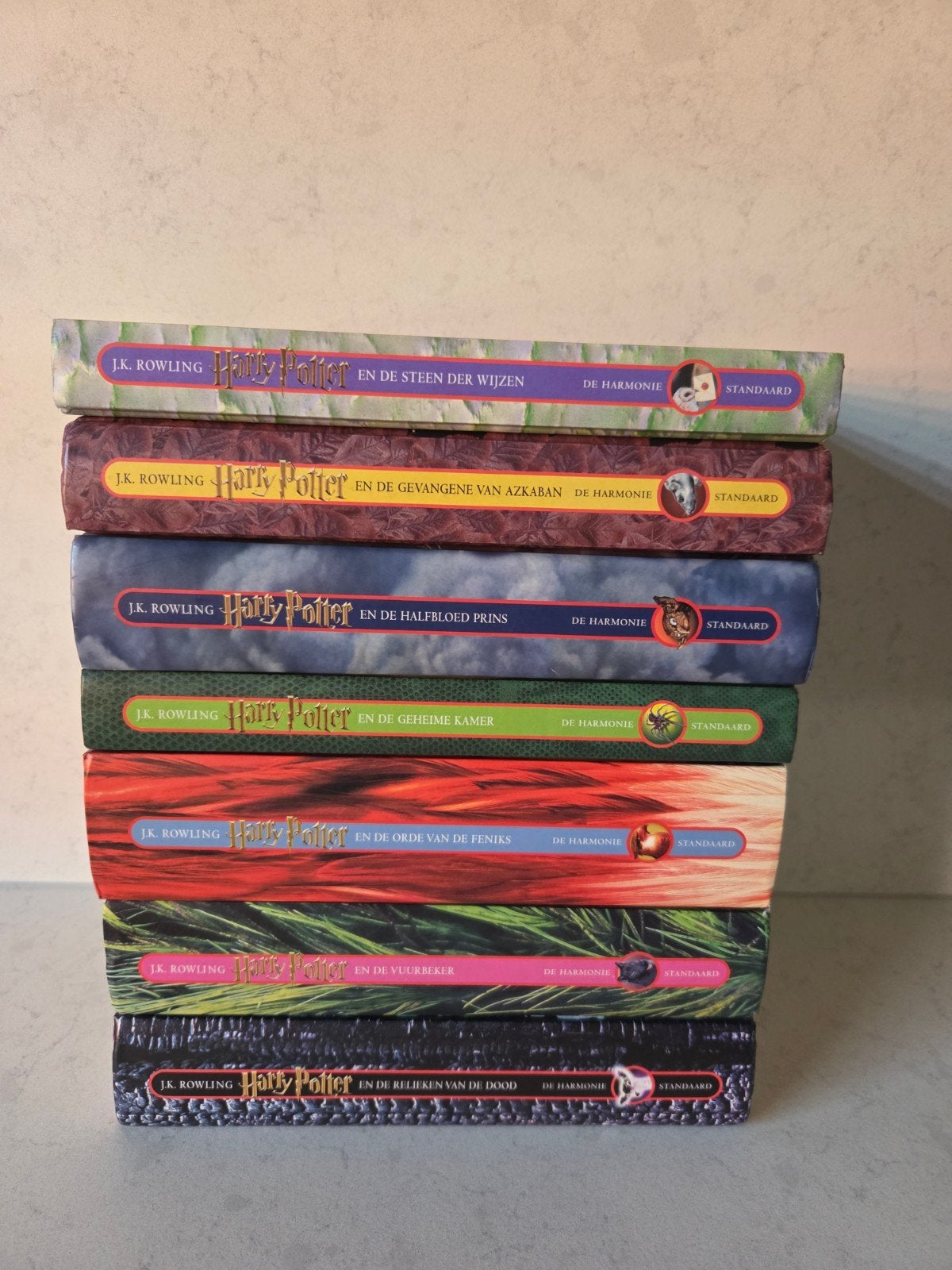 Harry Potter - Complete serie hardcover 1 tm 7, Ophalen of Verzenden, Gelezen