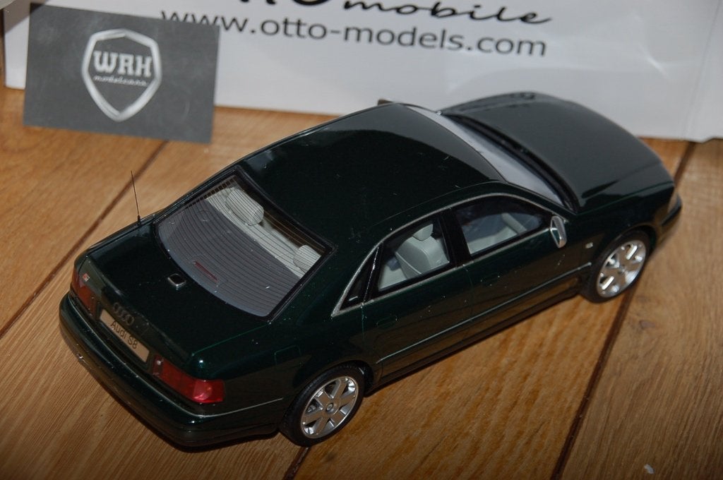 1:18 AUDI S8 D2 green Otto mobile OT916 WRH, Verzenden, Zo goed als nieuw, Auto, OttOMobile