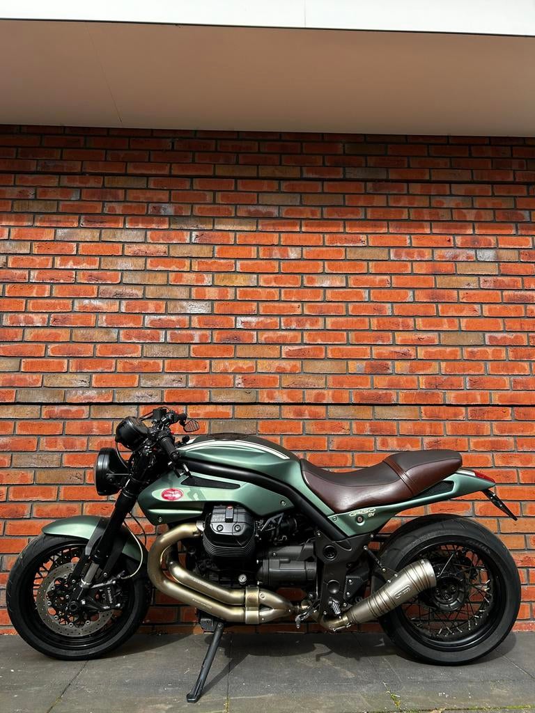 Unieke custom Moto Guzzi Griso 1200 8V Tenni incl onderdelen, Motoren, Cardan-aandrijving, 2 cilinders, Gebruikt, Particulier