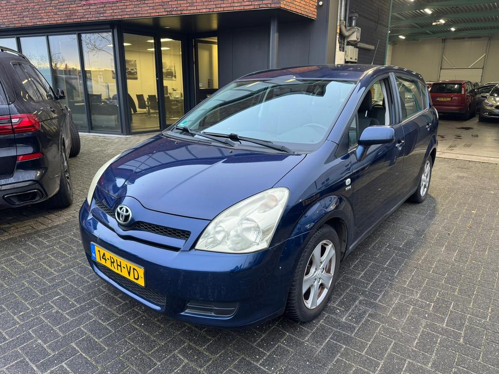 Toyota Corolla Verso 1.8 VVT-i Terra 7PERS AIRCO TREKHAAK OR, Gebruikt, 1340 kg, 4 cilinders, 129 pk