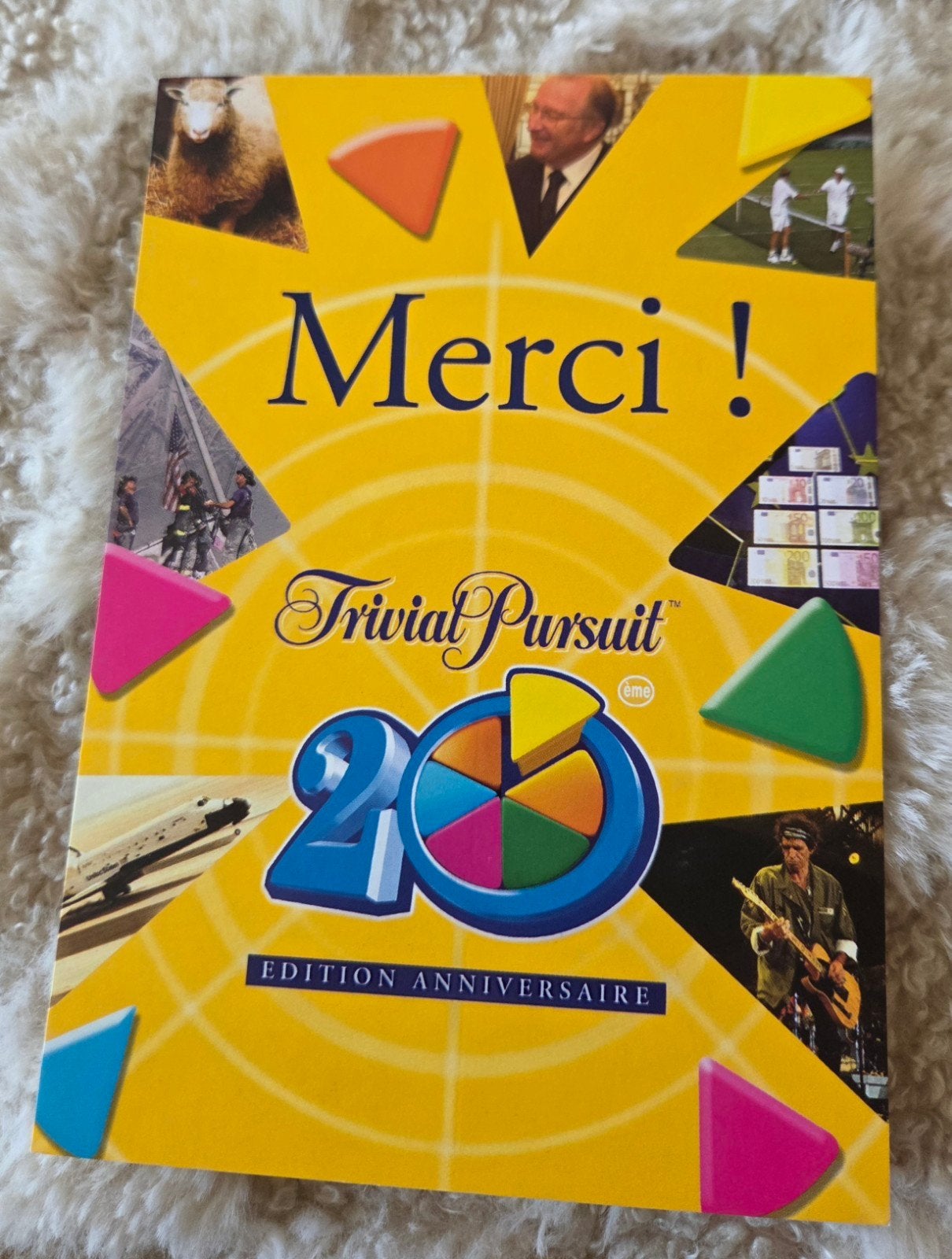 Trivial Pursuit 20th Anniversary Edition - Bedankkaart, Verzenden, 1980 tot heden, Ongelopen, Overige thema's