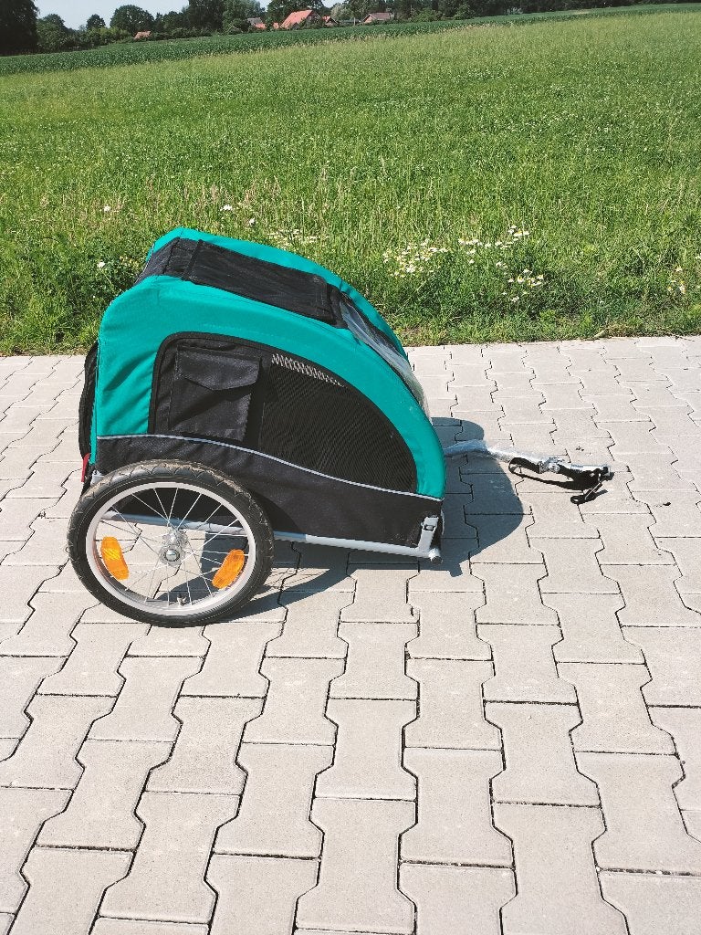 Trixie honden fietskar - 2x gebruikt, maat medium, Dieren en Toebehoren, Ophalen of Verzenden, Gebruikt