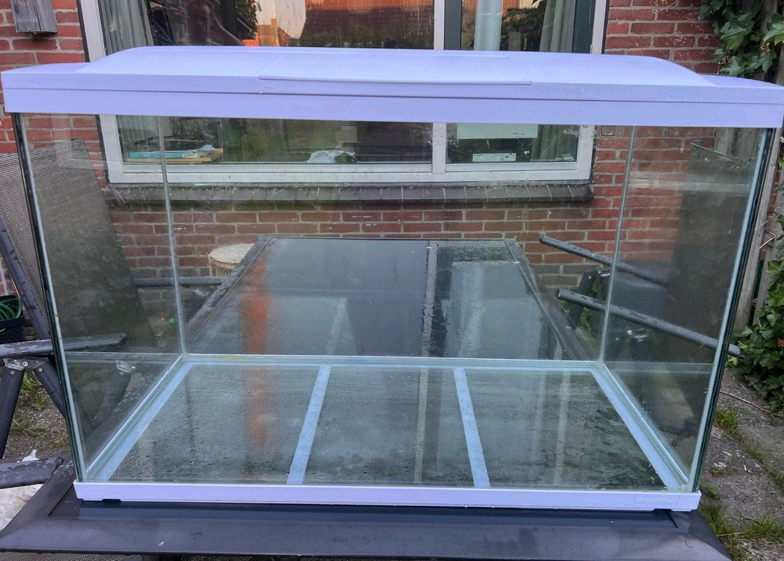 Super fish aquarium 150 wit, Dieren en Toebehoren, Ophalen, Zo goed als nieuw, Leeg aquarium, Superfish