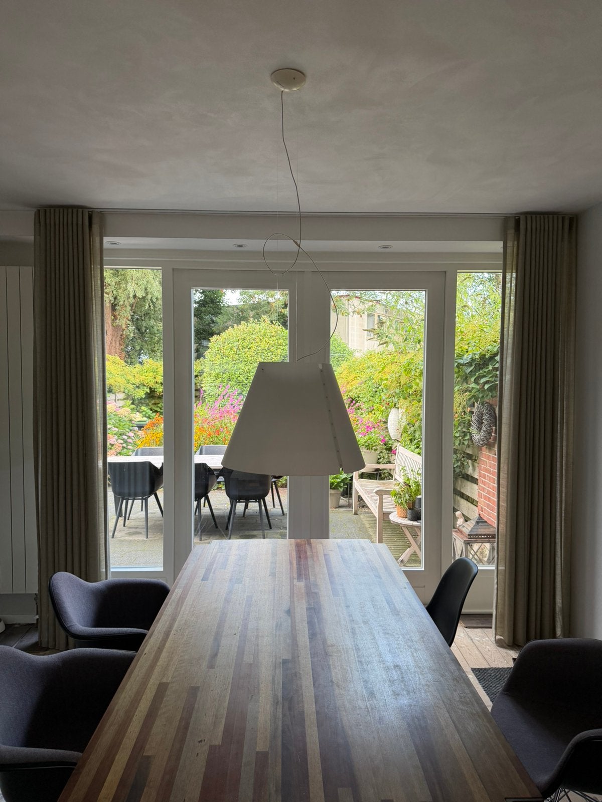 Luceplan Costanza Hanglamp, Huis en Inrichting, Ophalen, Gebruikt, Kunststof, Modern