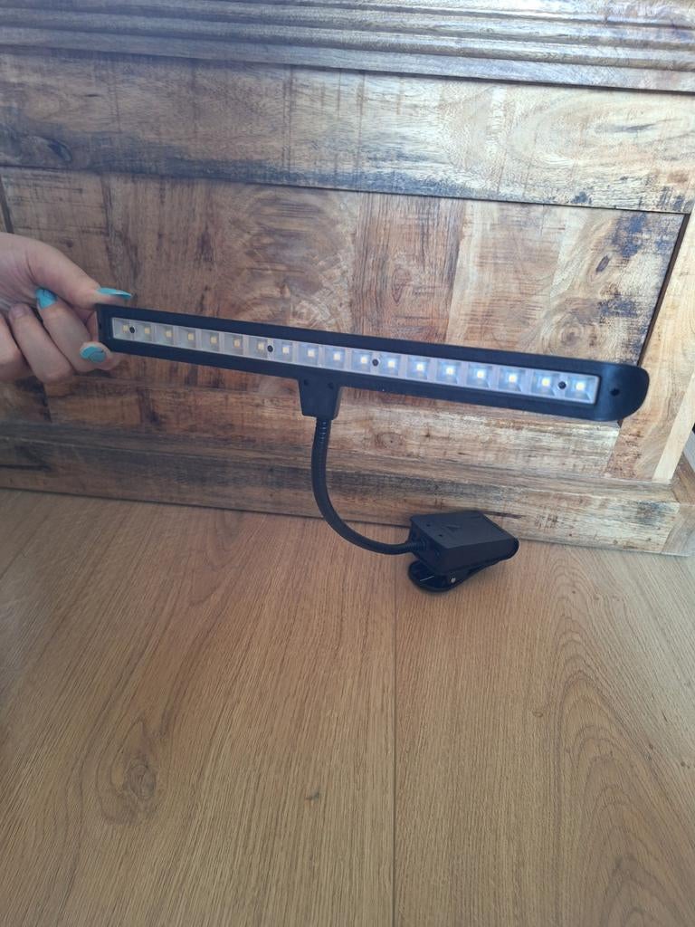 Flexibele LED leeslamp met klem - Ideaal voor boeken, Ophalen, Gebruikt