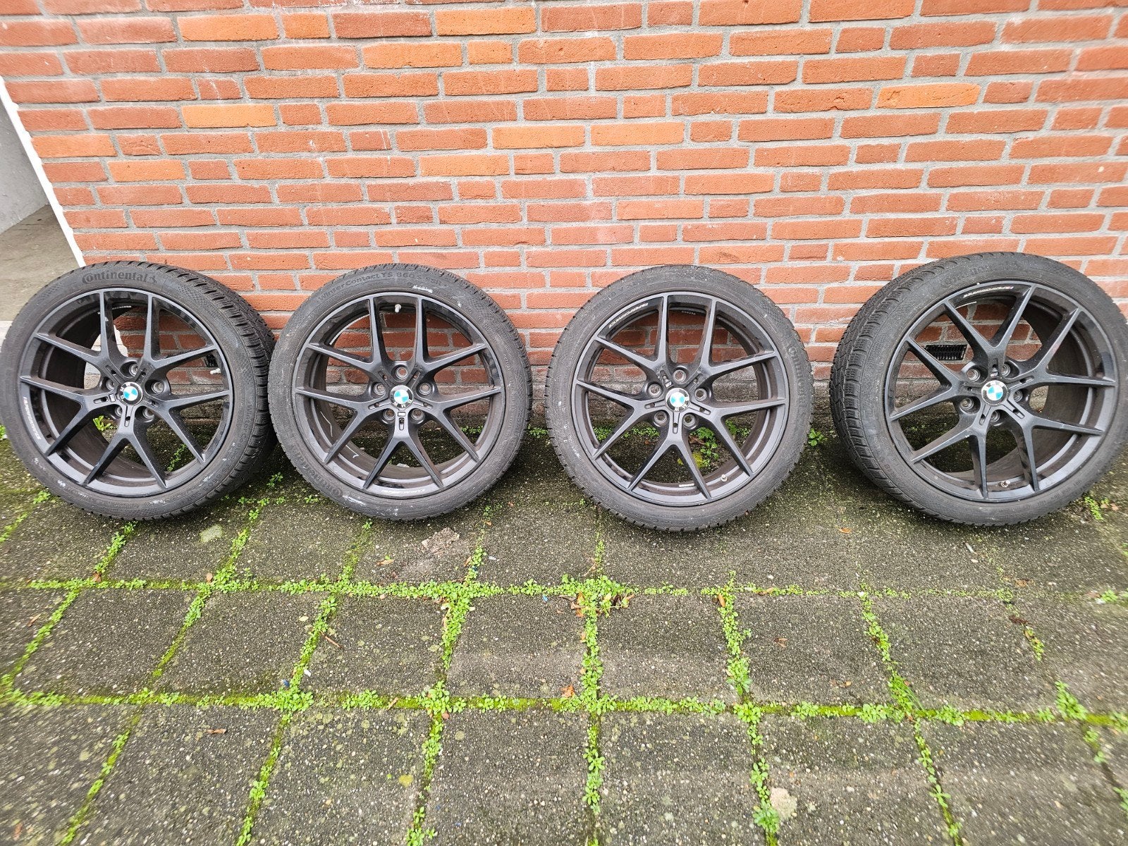 BMW M Performance styling 554 18 inch velgen winterbanden, Ophalen, 18 inch, Gebruikt, Banden en Velgen