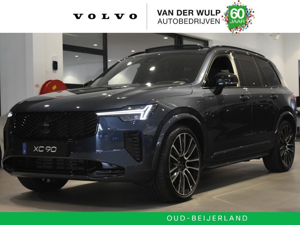 Volvo XC90 T8 455pk AWD Ultra Black Edition Executive | Geti, Auto's, Volvo, 4 cilinders, 1969 cc, Blauw, 7 stoelen