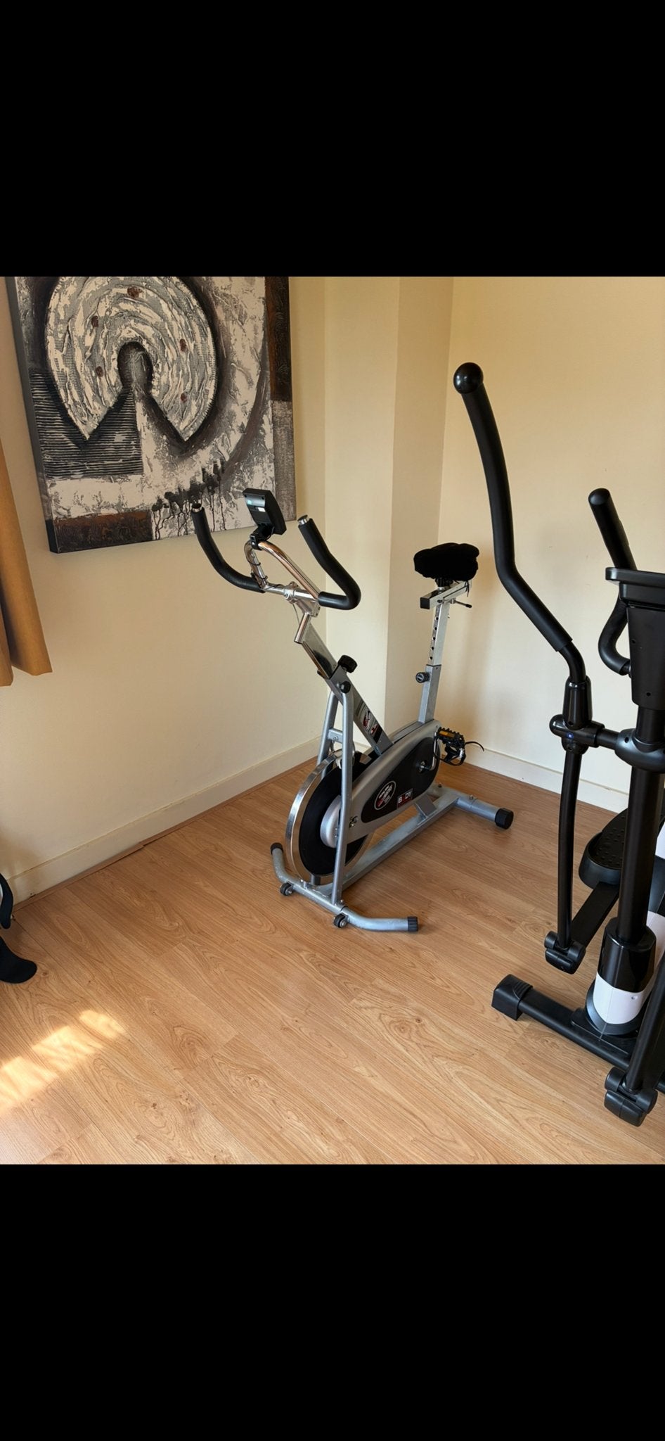 Spinningfiets fitnessapparatuur, Ophalen, Gebruikt, Spinningfiets, Metaal