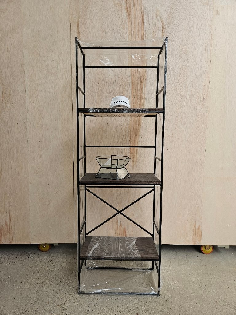 boekenkast open kast stellingkast, Huis en Inrichting, Kasten | Boekenkasten, Ophalen, Met plank(en), Eikenhout, 50 tot 100 cm