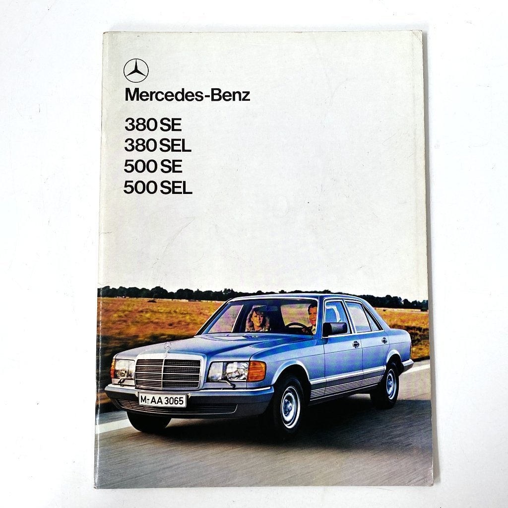 Mercedes-Benz S-klasse brochure 1980, Verzenden, Gelezen, Mercedes