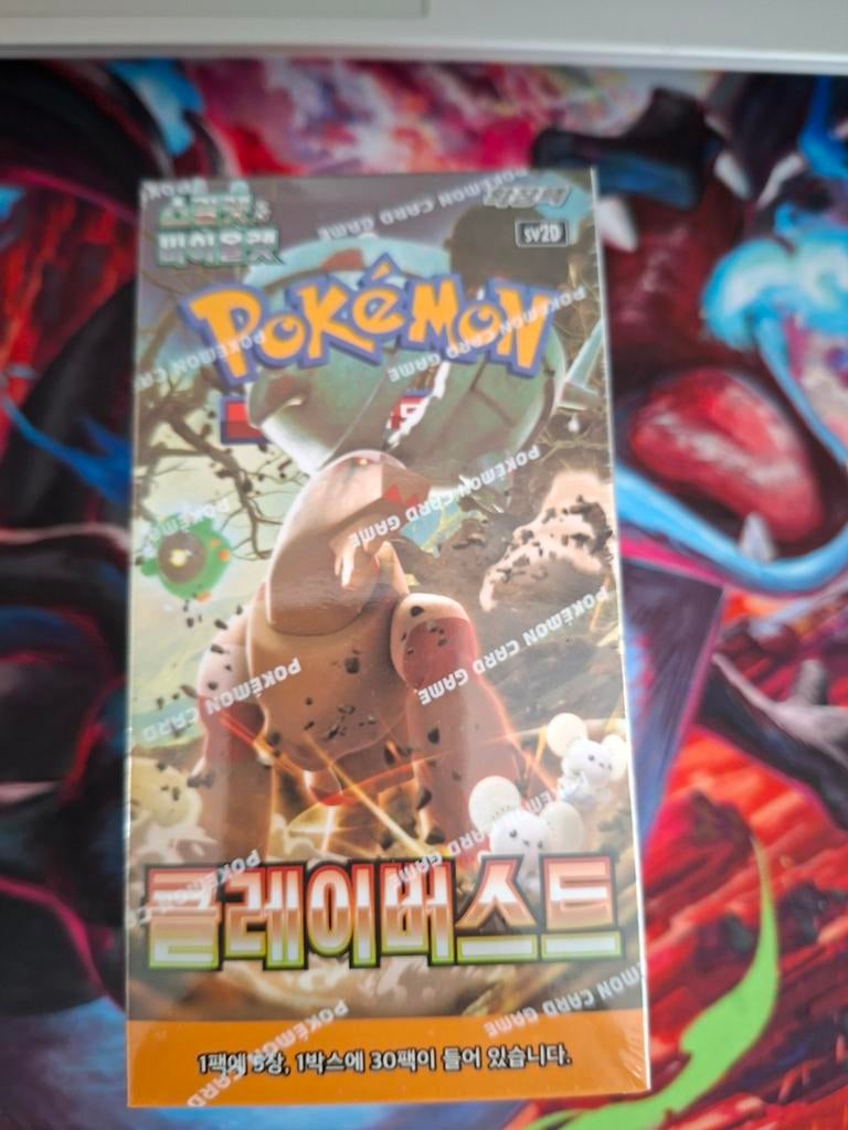 Pokemon Booster box Clay Burst Koreaans 30 Booster Packs, Ophalen of Verzenden, Nieuw, Booster