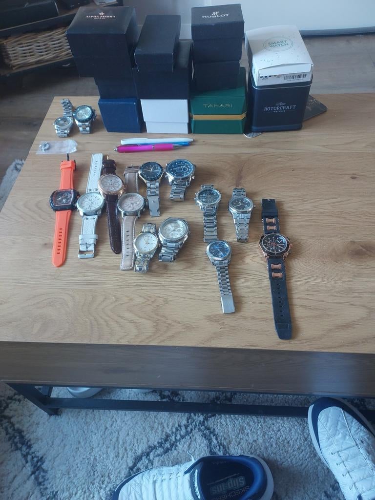 Mooie horloges voor weinig, Ophalen of Verzenden, Zo goed als nieuw, Staal, Overige merken