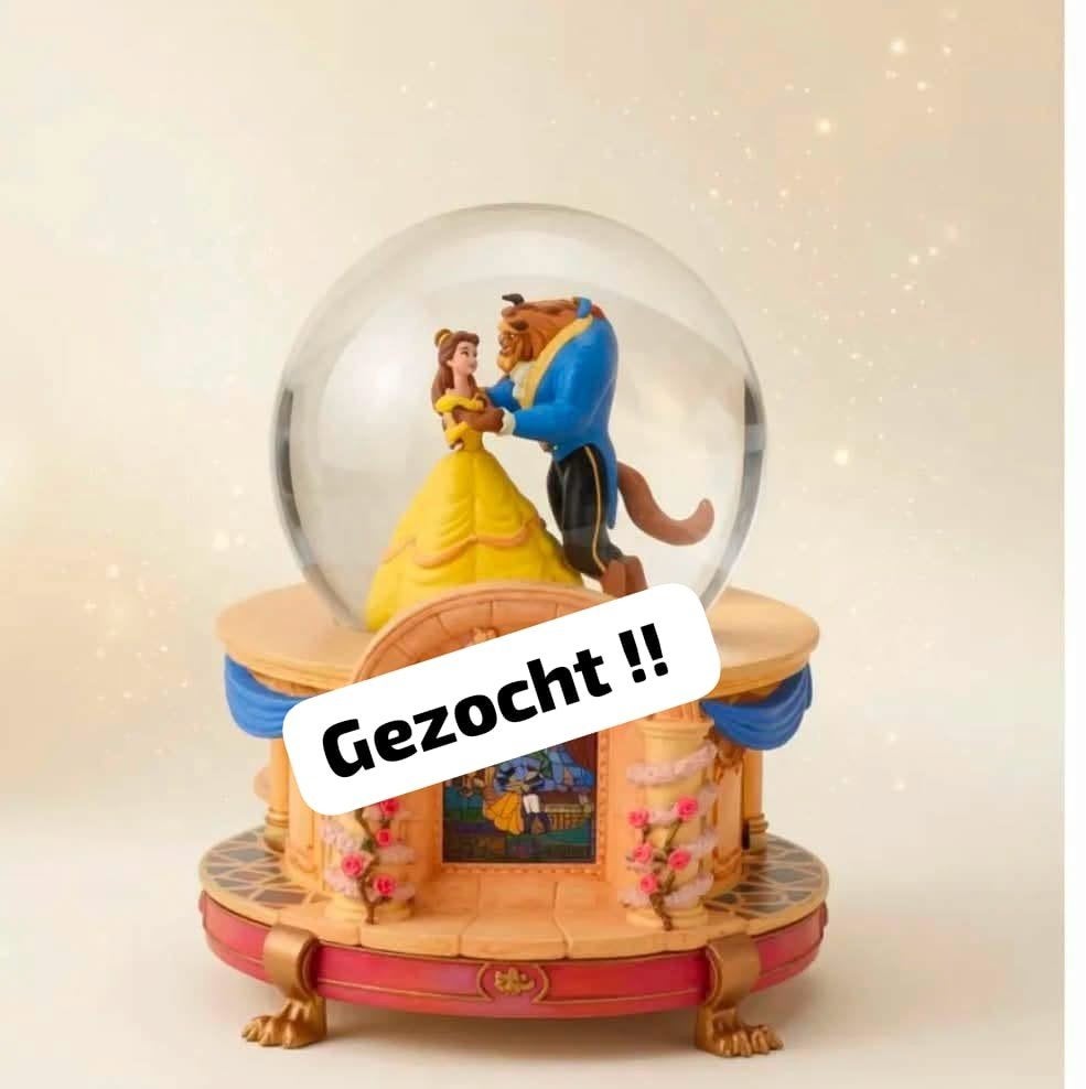 Gezocht: Disney Belle en het Beest Sneeuwbol, Ophalen of Verzenden, Zo goed als nieuw