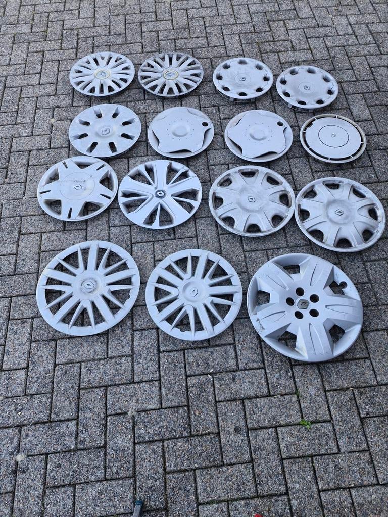 Wieldoppen Renault 13,14,15,16  inch, Auto diversen, Gebruikt, Ophalen of Verzenden