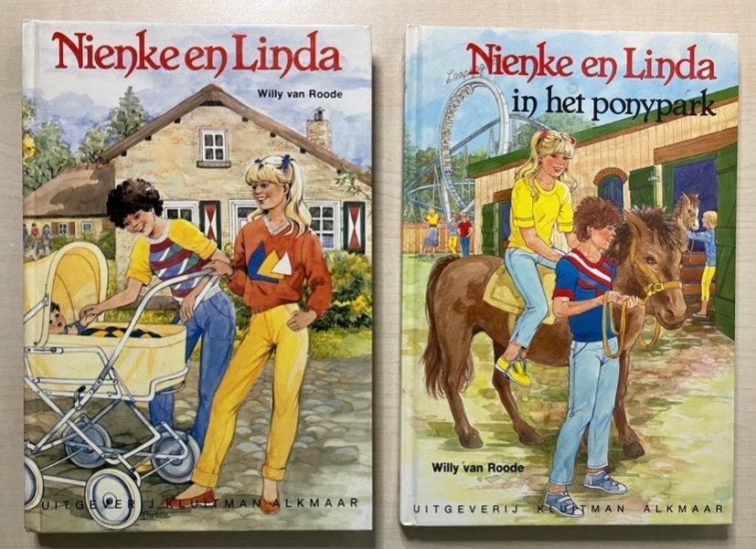 Nienke en Linda+Nienke en Linda in het Ponypark, W. v Roode, Ophalen of Verzenden, Gelezen, Fictie