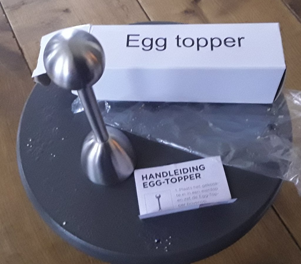 Ei topper - nieuw, Overige typen, Ophalen of Verzenden, Nieuw, Metaal