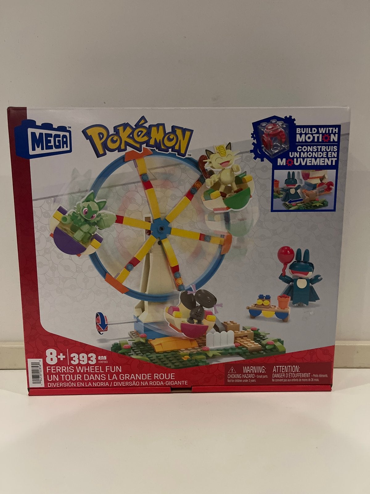 Mega Construx Pokémon Ferris Wheel Fun - Nieuw in doos, Ophalen of Verzenden, Nieuw, Megabloks