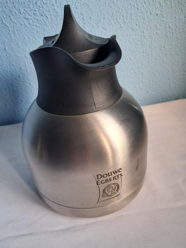 Originele isoleerkan van het merk Douwe Egberts 1 liter., Ophalen of Verzenden, Zo goed als nieuw