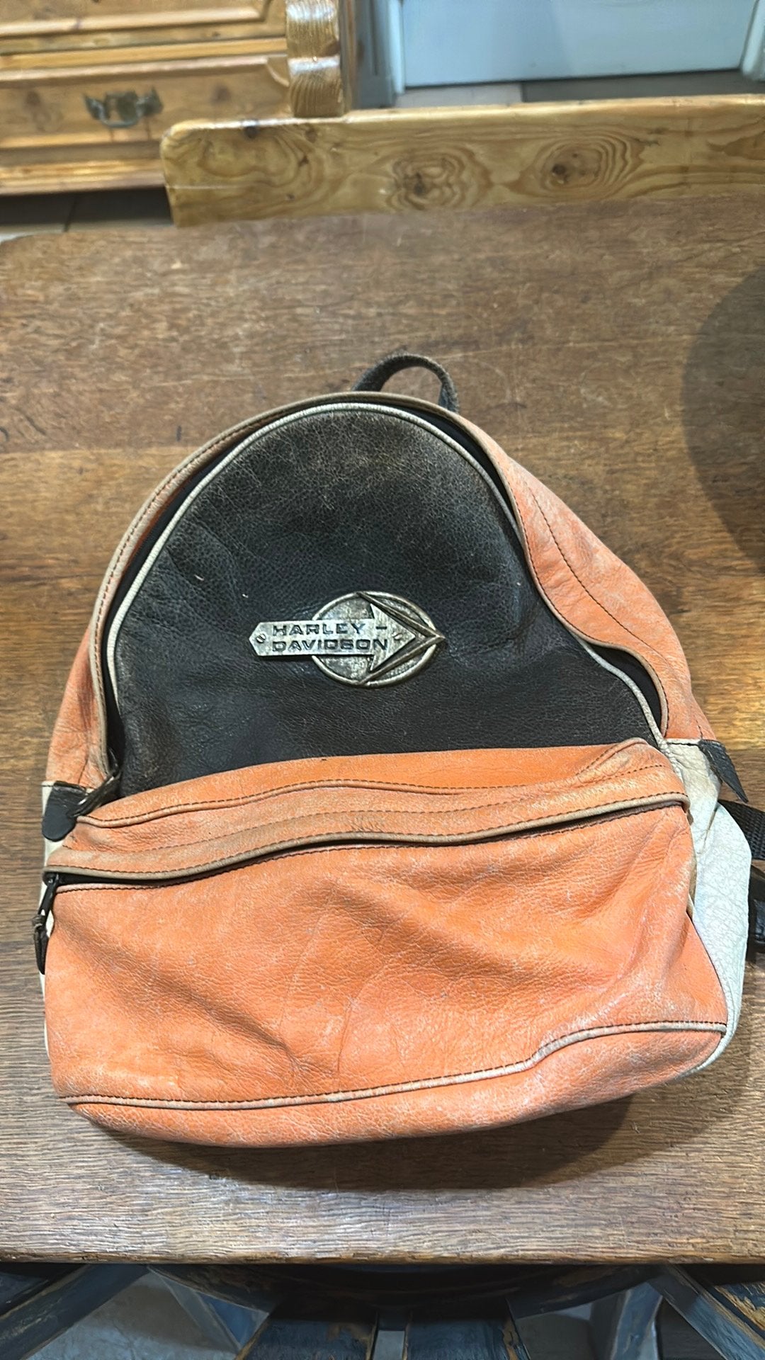 Harley Davidson rugtas vintage, Motoren, Accessoires | Koffers en Tassen, Ophalen of Verzenden, Gebruikt