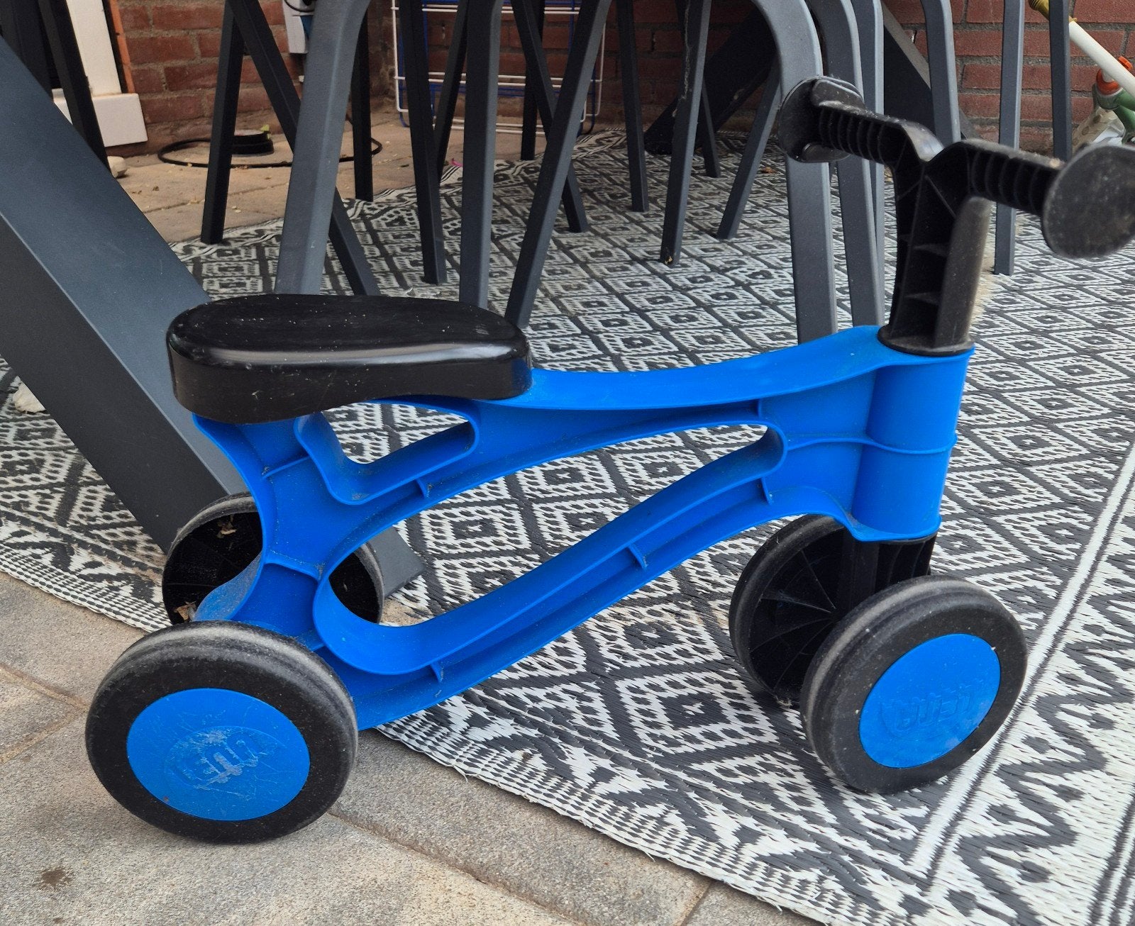 Blauwe loopfiets voor peuters, Ophalen, Gebruikt, Loopfiets