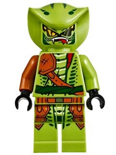 LEGO Ninjago njo0206 Lasha - Rebooted, Serpentine Snake, Gebruikt, Lego, Ophalen of Verzenden, Minifiguur