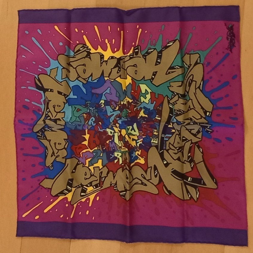 Hermès zijden sjaaltje Graff, Maat 38/40 (M), Verzenden, Nieuw, Hermès