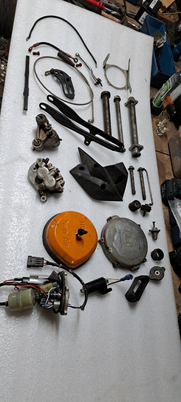 Husqvarna 450 510 TE TC onderdelen, Ophalen