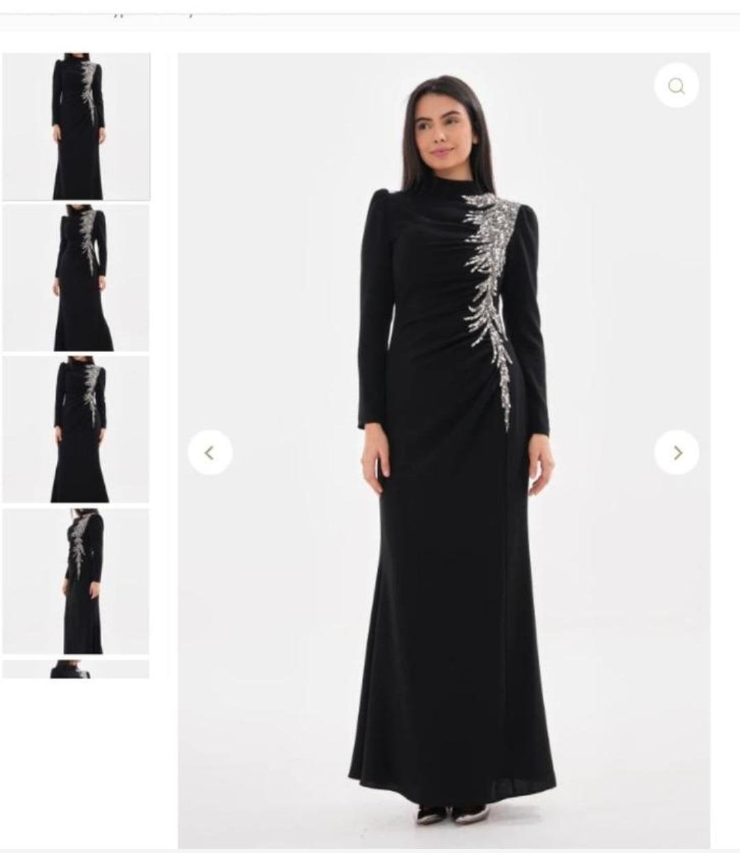 Zayna dress zwarte lange galajurk met steentjes details, Kleding | Dames, Gelegenheidskleding, Maat 38/40 (M), Galajurk, Verzenden