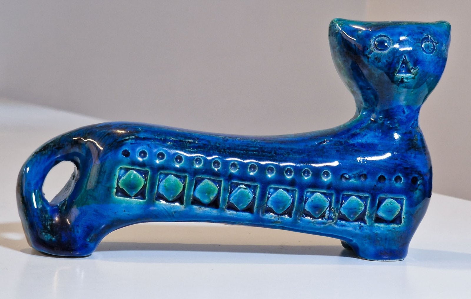 Bitossi kat 19,5cm in zeer goede staat, Antiek en Kunst, Ophalen of Verzenden