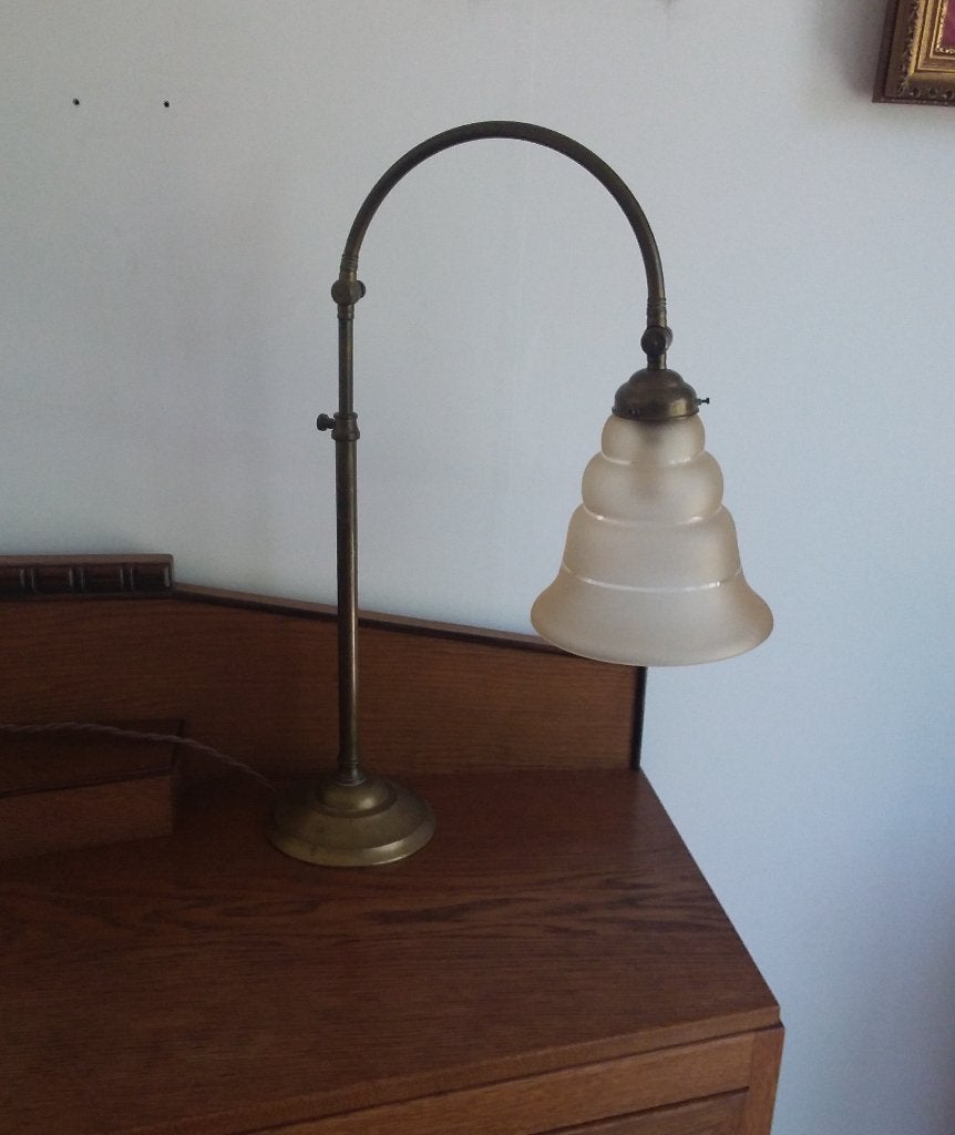 Grote burolamp of tafellamp Art Deco, Ophalen of Verzenden