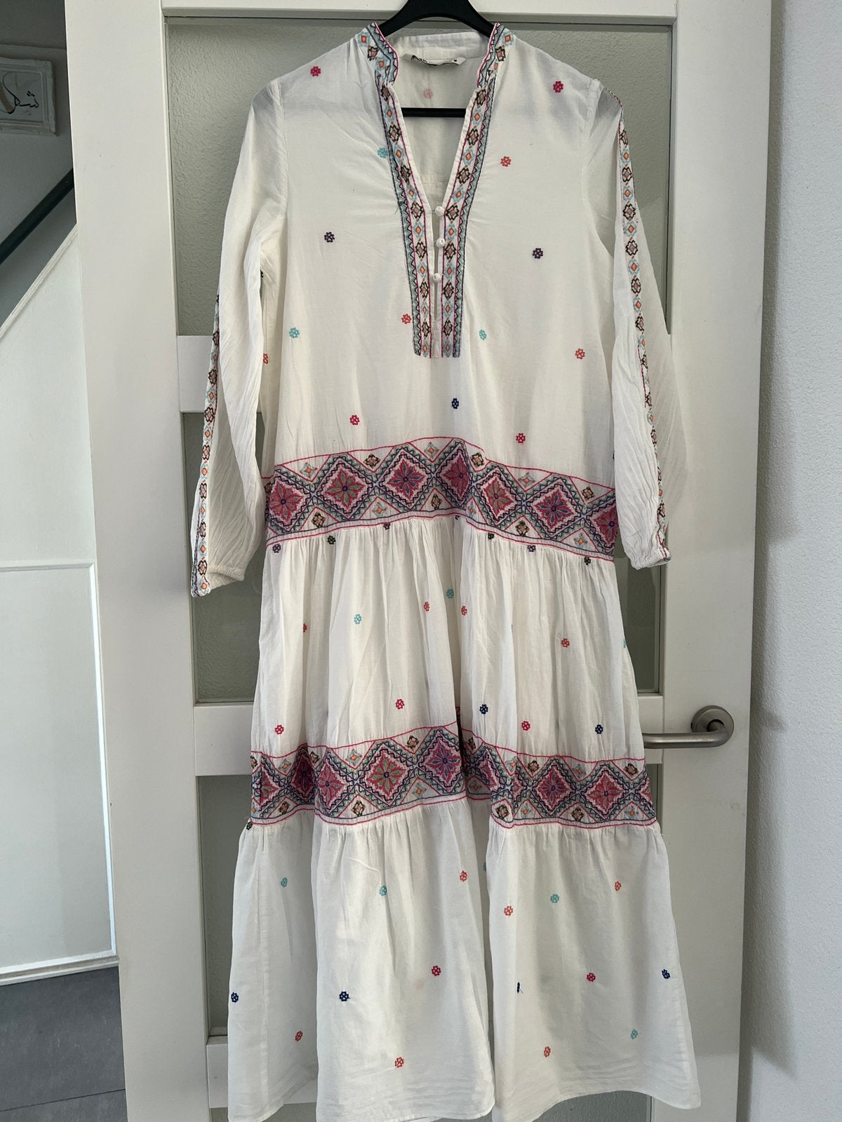 authentieke katoenen zara zomerjurk, Kleding | Dames, Jurken, Ophalen of Verzenden, Zo goed als nieuw, Maat 34 (XS) of kleiner