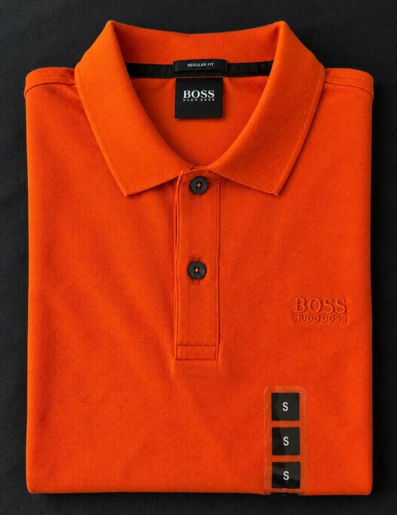 Nieuwe BOSS Hugo Boss Polo – Maat S – Nieuw, Ophalen of Verzenden, Nieuw, Maat 46 (S) of kleiner, Oranje