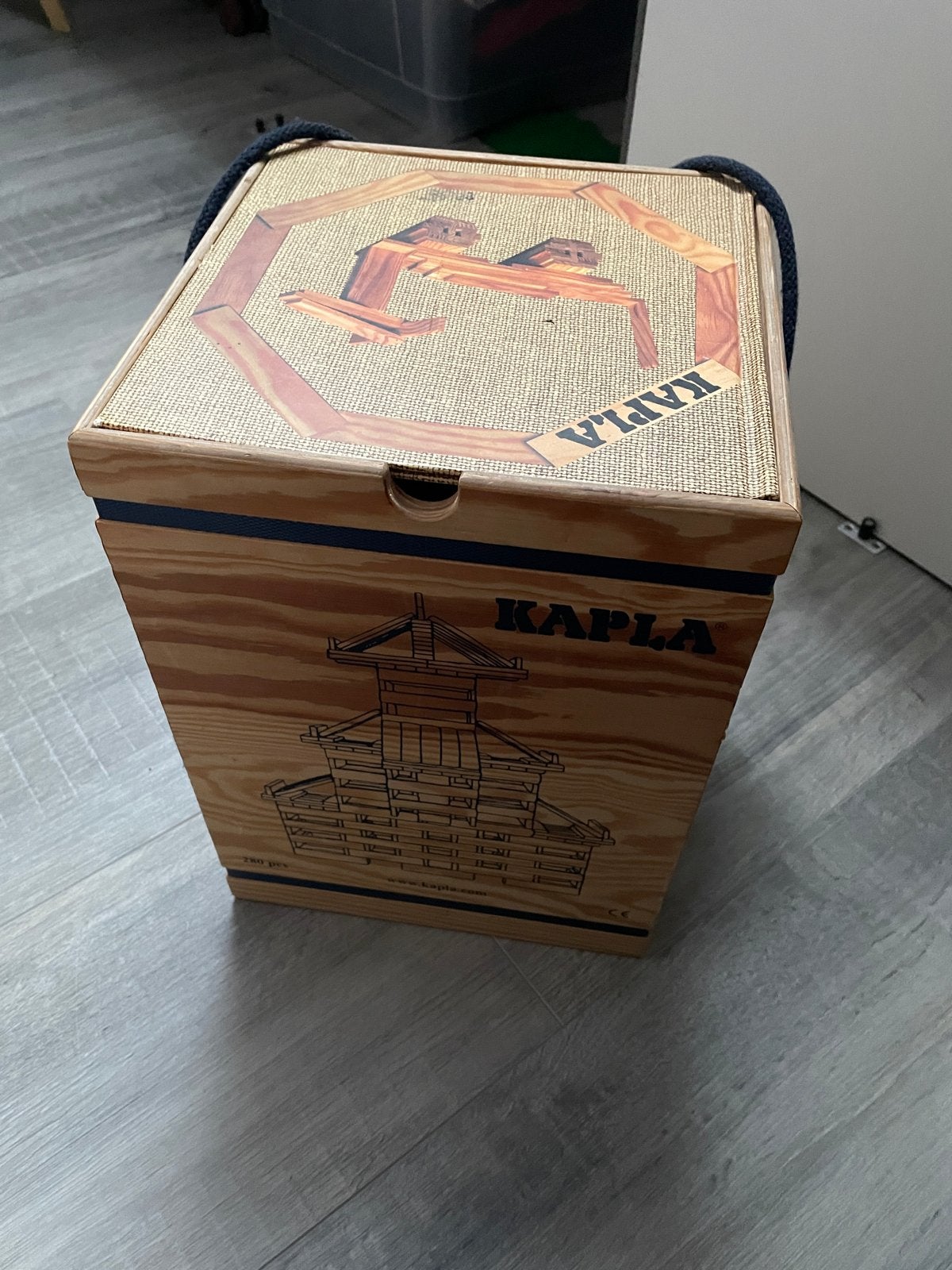 Kapla bouwblokken in houten kist - 280 stuks, Kinderen en Baby's, Ophalen of Verzenden, Zo goed als nieuw, Overige merken