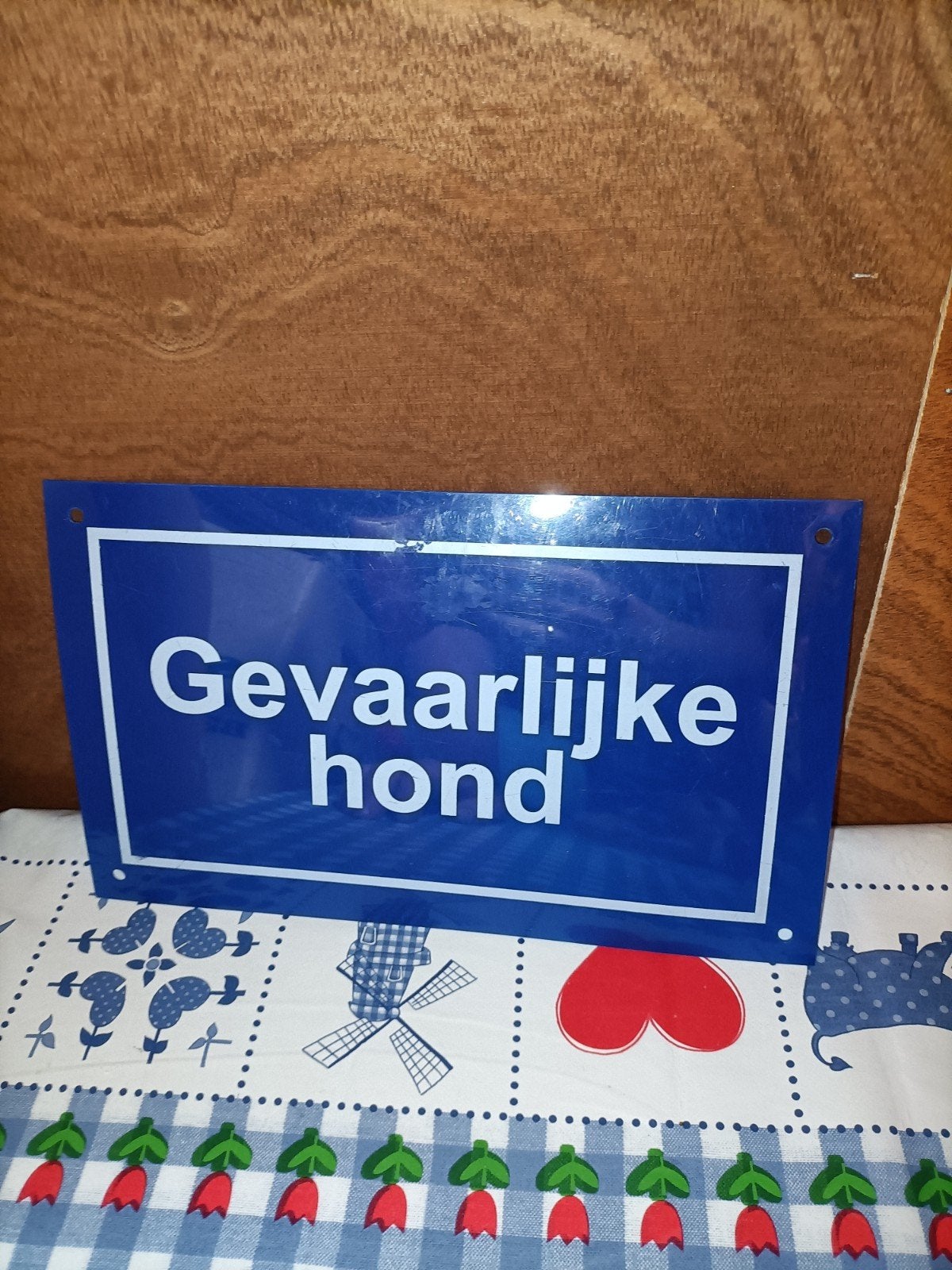 Bordje Gevaarlijke hond, Ophalen of Verzenden