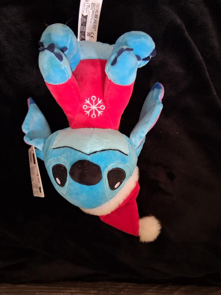 Disney Stitch Knuffel Kersteditie - Zo goed als nieuw, Ophalen, Disney, Disney, Overige typen