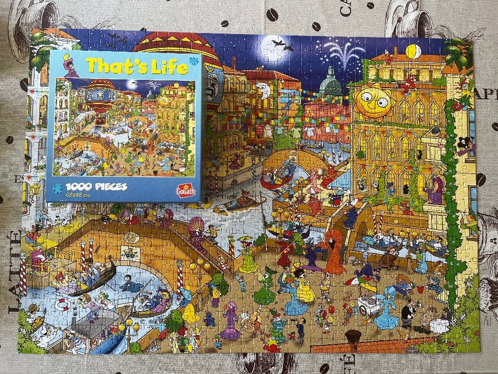 That’s life 1000 stukjes puzzel Venetië - Goliath legpuzzel, Ophalen of Verzenden, 500 t/m 1500 stukjes, Zo goed als nieuw